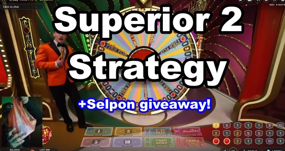 Crazy Time – Superior 2 strategy! (SELPON GIBAWAYS!) #onlinecasino #crazytime #bigwin