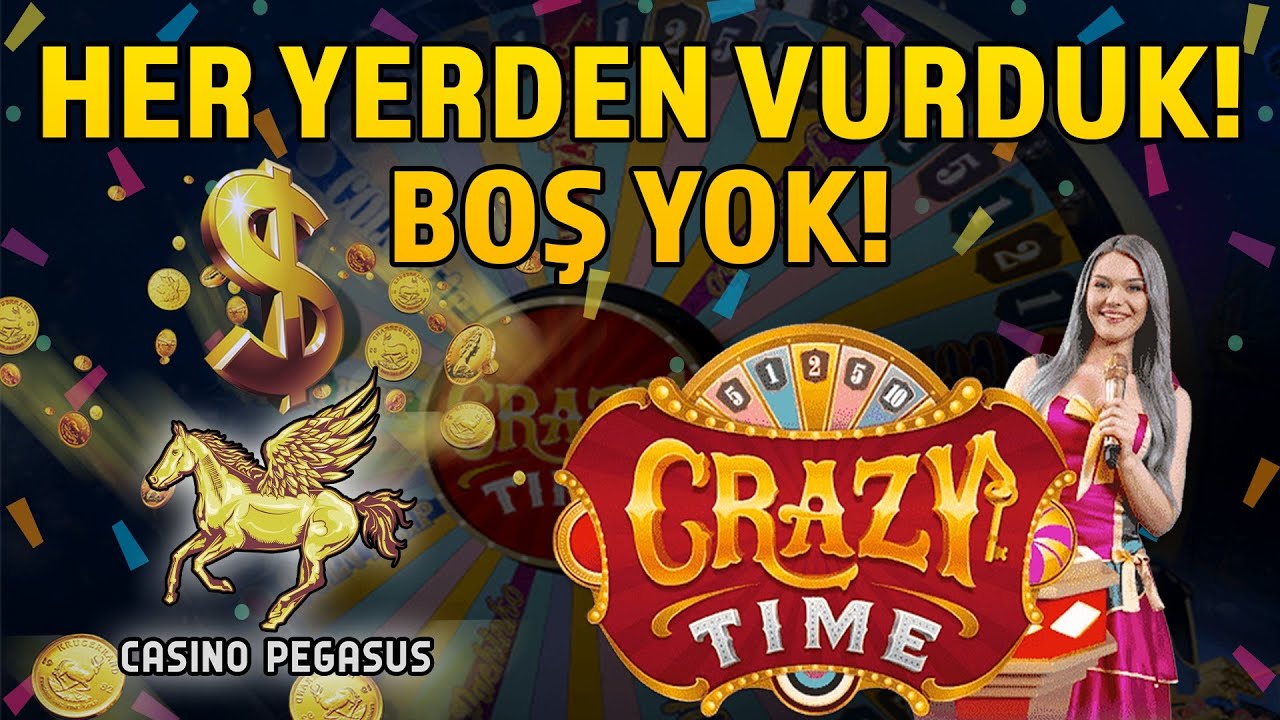 #CrazyTime Casino'da Her Şey İstediğimiz Gibi! - Casino Pegasus #canlıcasino #casino #casinooyunları