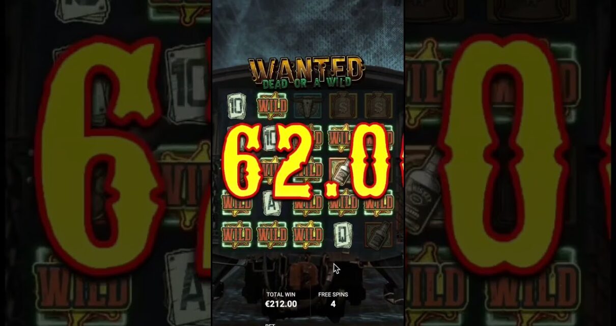 Dead or a Wild: A wild and exciting online casino game #shorts #slots