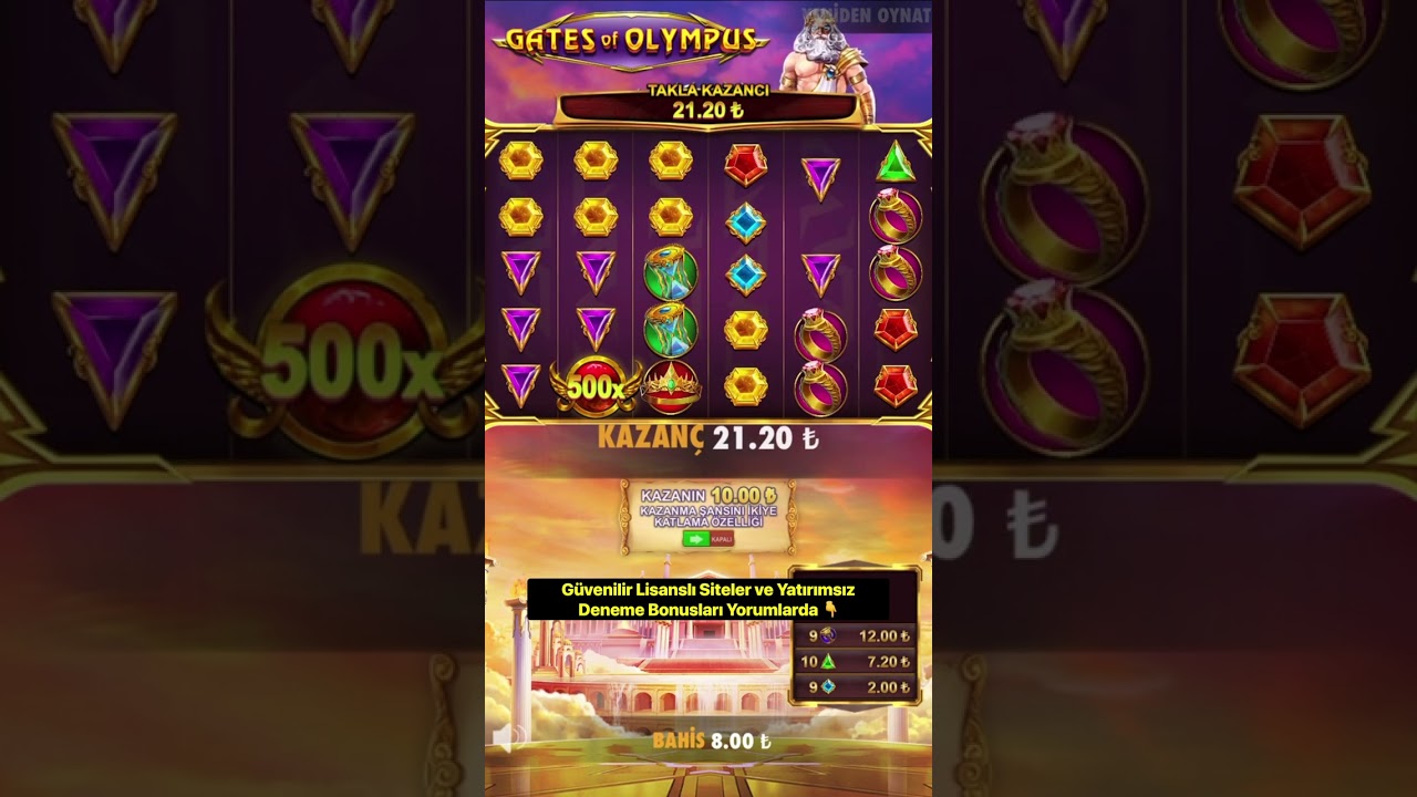 Dedemizden Bitmeyen Ara Ödeme Yapmışlar - Gates Of Olympus Rekor Kazanç - #casino #slot #shorts