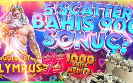 GATES OF OLYMPUS ⚡️TAKTİK DEDİĞİN BUDUR⚡️ 5 SCATTER İLE 900 BETTEN FREESPİN