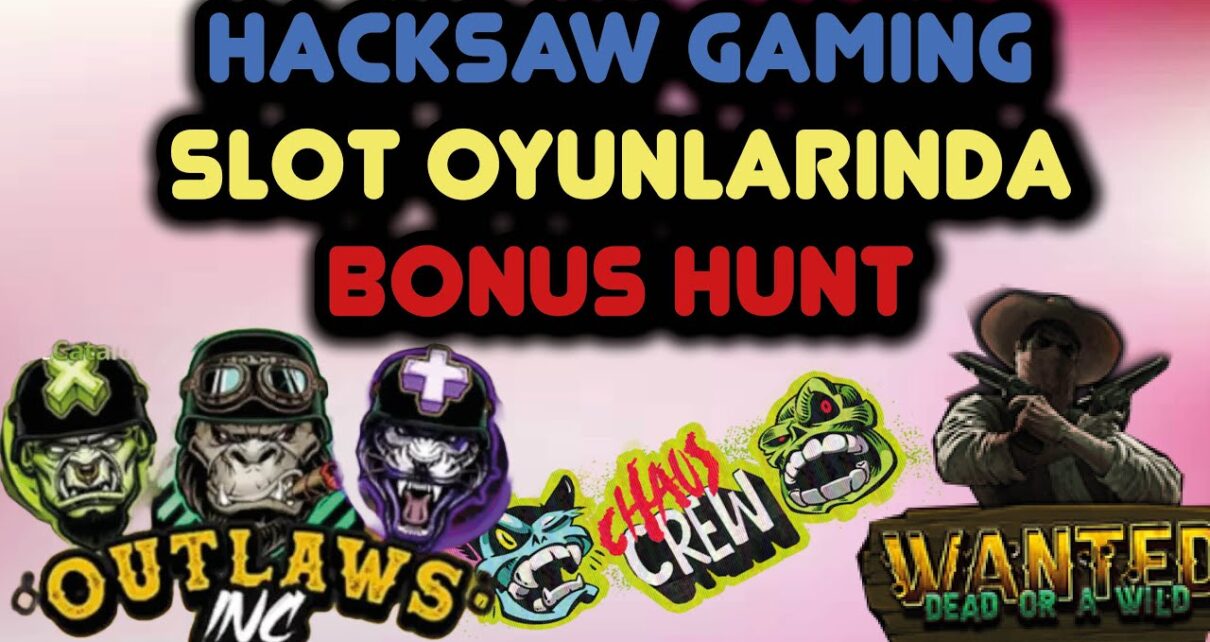 HACKSAW GAMİNG SLOT OYUNLARINDA BONUS HUNT İLE ŞANSIMIZ DENEDİK #slot #casino #slotoyunları