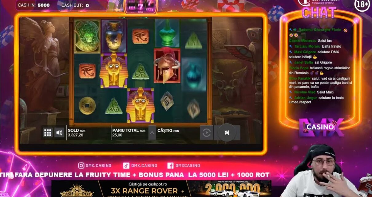 JUCAM PE CASHPOT – AICI E NOROCUL | GOOD VIBES   @ DMX CASINO