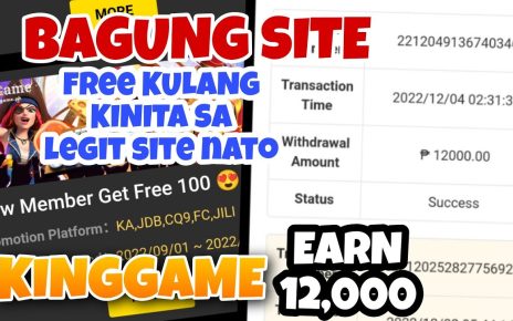 KING GAME ONLINE CASINO SITE FREE 12000  SA LEGIT AT TRUSTED NA SITE.NATO