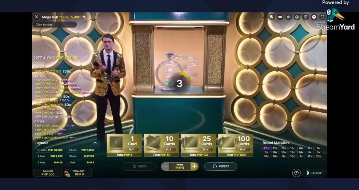 LET’S BIG WIN IN mega ball Online Casino