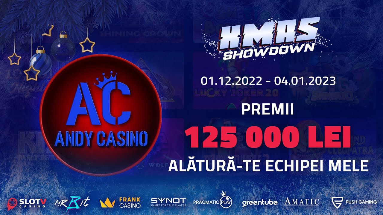 LIVE ?ANDY CASINO NR.692?125 000 LEI X MAS SHOWDOWN CONCURS-AMATIC,GREENTUBE,ALTELE??TOT MAI SUS!?