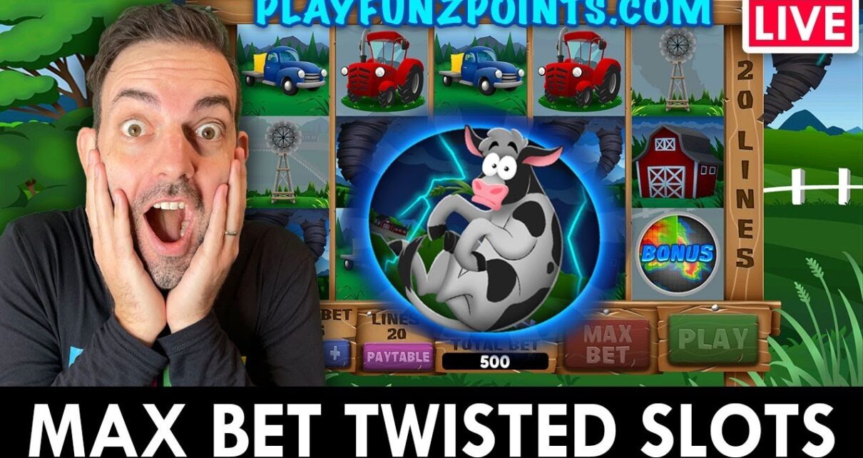 ? LIVE – MAX BET Twisted Slots ?  PlayFunzPoints Online Casino