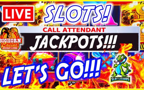 ? LIVE SLOTS! LET’S GO HIT SOME JACKPOTS! LET’S GO! BIGHORN CASINO!