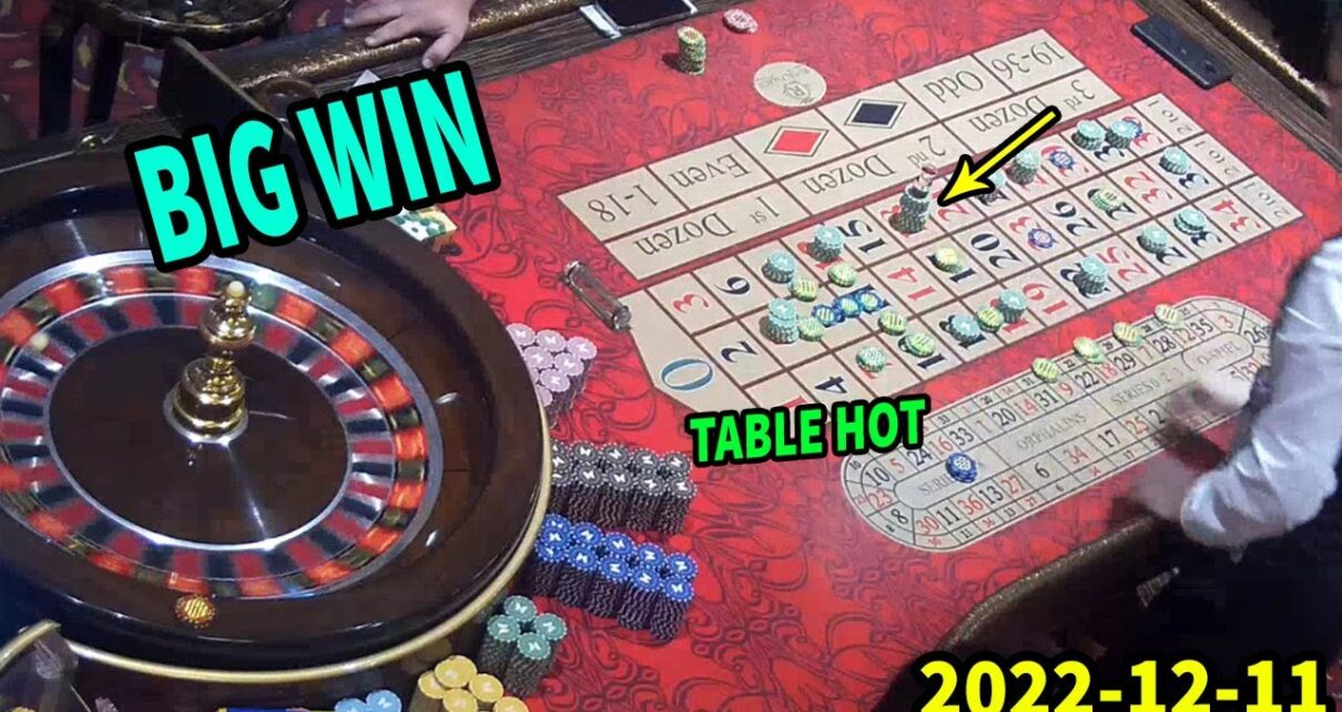 ?LIVE TABLE ROULETTE? Session Evening  BIG WIN IN existent Casino ???✔️ 2022-12-11