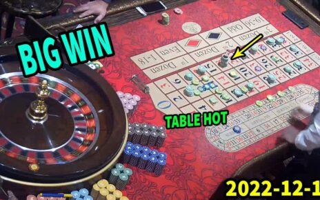 ?LIVE TABLE ROULETTE? Session Evening  BIG WIN IN existent Casino ???✔️ 2022-12-11