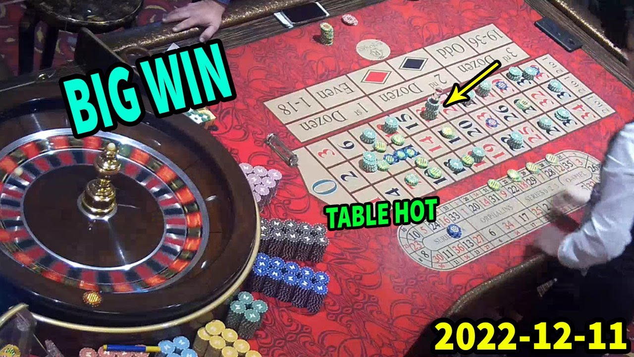 ?LIVE TABLE ROULETTE? Session Evening  BIG WIN IN Real Casino ???✔️ 2022-12-11