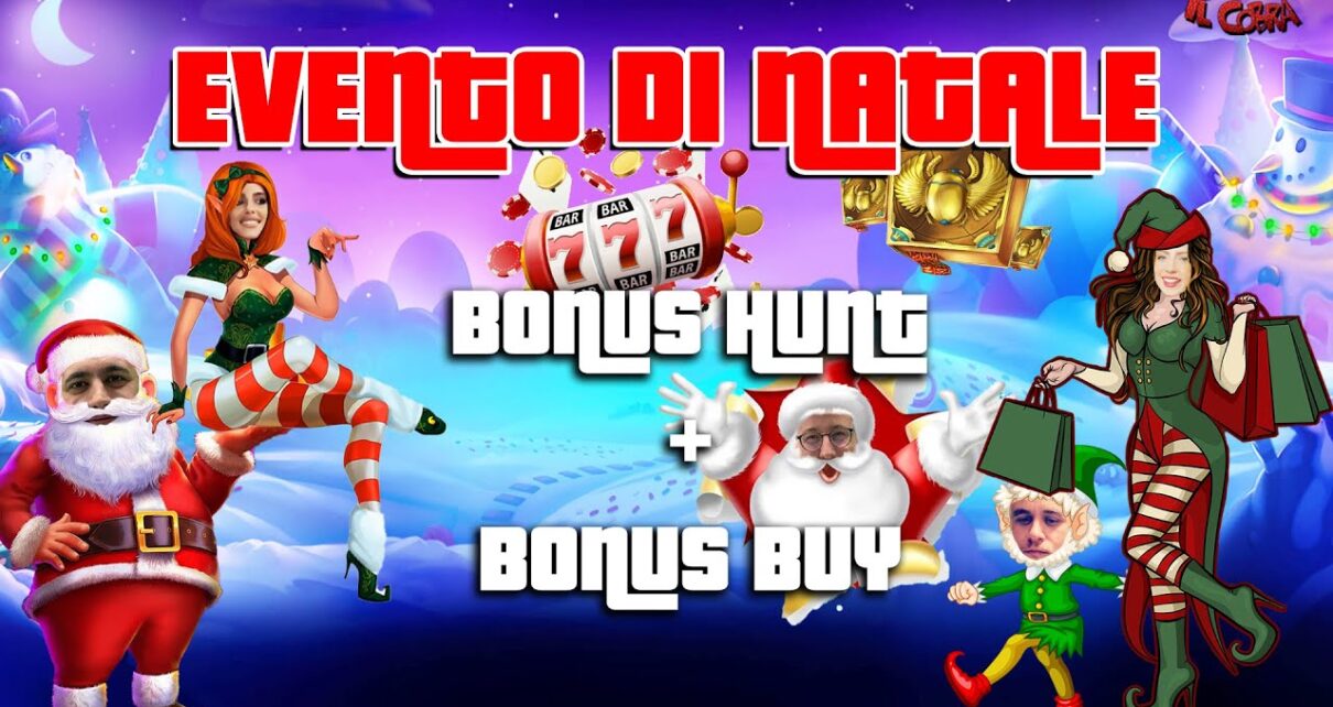 ?MAIN EVENT di Natale? BONUS HUNT ? + BONUS BUY ? | Cobra SLOT & CASINO ONLINE ?