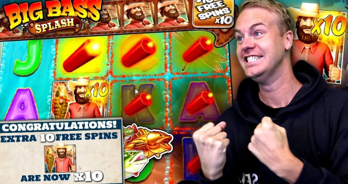 MAX LEVEL BONUS WINS on Big Bass Splash Slot!