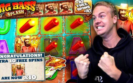 MAX LEVEL BONUS WINS on Big Bass Splash Slot!