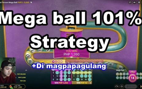 Mega ball Strategy to Crazy time Eskalera #megaball #onlinecasino #bigwin #crazytime