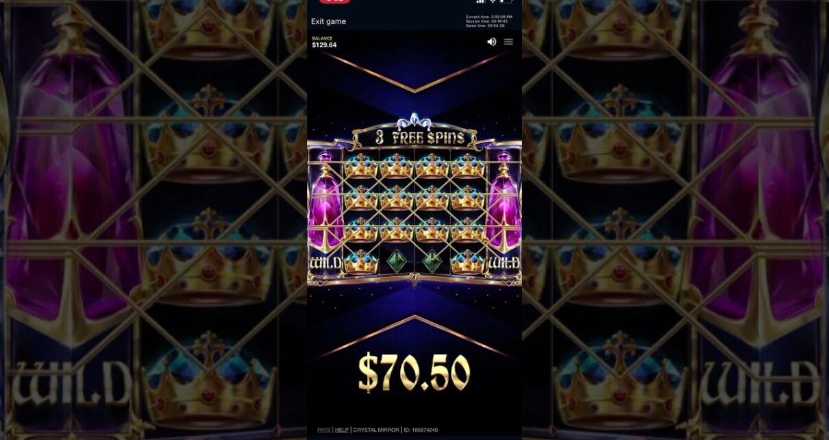 Mohegan Sun Online Casino Crystal Mirror Bonus Win