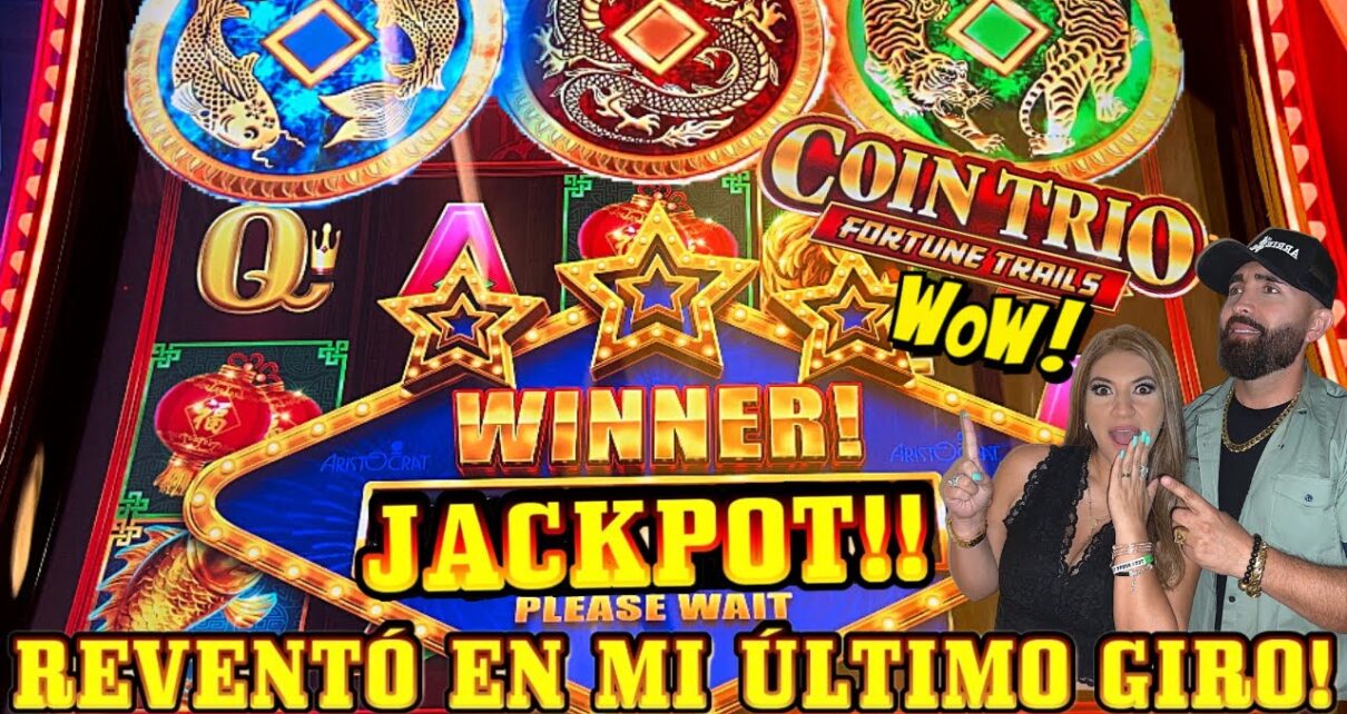 ??? NUEVA MAQUINA EN EL CASINO COIN TRIO NO PARABA DE PAGAR ! BONOS TRAS BONOS