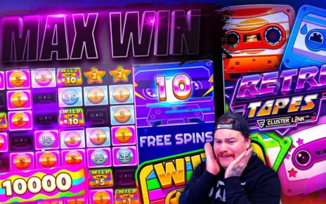 New Slot! Retro Tapes Big Wins!! ?? MAX WIN ALERT ??