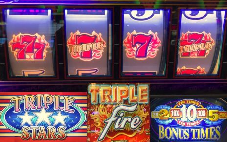 OLD schoolhouse CASINO SLOTS: 2X 5X 10X BONUS TIMES + TRIPLE STARS + 4 REEL TRIPLE FIRE SLOT PLAY! NICE!!