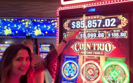 OMG!! We WON The SUPER RARE BONUS on Coin Trio for INSANE JACKPOTS!