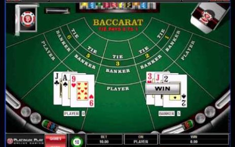 Online Baccarat available at the Best Online Casino