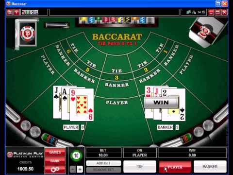 Online Baccarat available at the Best Online Casino