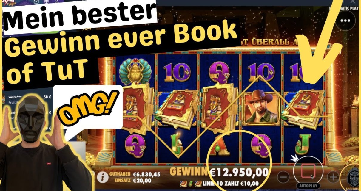 Online Casino Deutsch ? | Book of TuT big win ? kranke Runde mein größter Gewinn ever