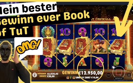 Online Casino Deutsch ? | Book of TuT big win ? kranke Runde mein größter Gewinn ever