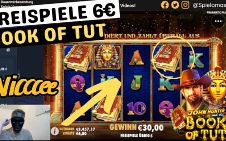 Online Casino Deutsch Streamer | Der Kampf gegen BOOK OF TUT ? endlich Freispiele im Online Casino