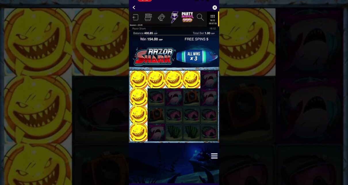 RAZOR SHARK £1 STAKE BIG WIN ??? force GAMING SLOTS ONLINE CASINO