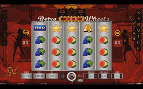 Retro Wheels – priebeh hry online casino automatu od Kajot Games