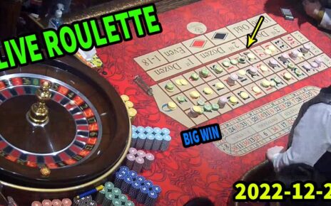 ?Roulette live From Las Vegas Casino BiG Bet Very Hot Table nighttime Wednesday BIG WIN ???✔️ 2022-12-22