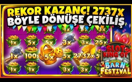 SLOT OYUNLARI ? BARN FESTİVAL ? 90 TL’DEN REKOR KAZANCA YOLCULUK ?#casino #slot #slotoyunları