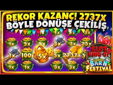 SLOT OYUNLARI ? BARN FESTİVAL ? 90 TL’DEN REKOR KAZANCA YOLCULUK ?ı