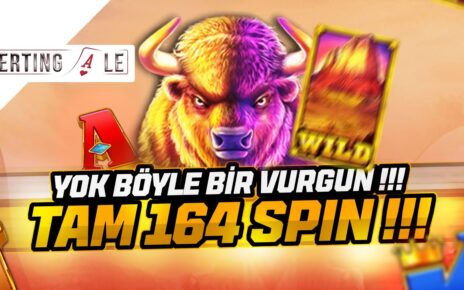 SLOT OYUNLARI ? BUFFALO KING ? TAM 164 SPIN ??KOY ÇOCUĞU? #slot #slotoyunları #casino