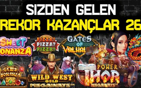 SLOT OYUNLARI ? SİZDEN GELENLER ? SLOT REKOR KAZANÇLAR VE VURGUNLAR 26 #slotoyunları #casino #slot