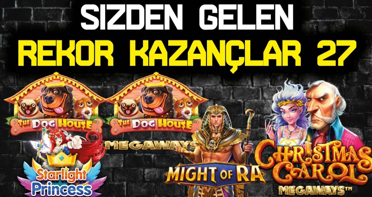 SLOT OYUNLARI ? SİZDEN GELENLER ? SLOT REKOR KAZANÇLAR VE VURGUNLAR 27ı