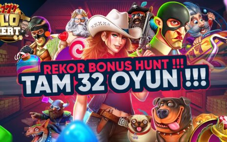 SLOT OYUNLARI ??TAM 32 OYUN BONUS HUNT?? EN SEVİLEN PRAGMATIC OYUNLARI?? #slot #slotoyunları #casino