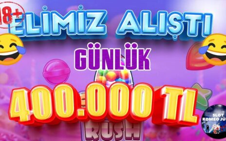 SUGAR RUSH | Böyle Kazanç Görülmedi!! | Bedava 40 Spin 450.000 TL Getirdi!! #slotoyunları #slotizle