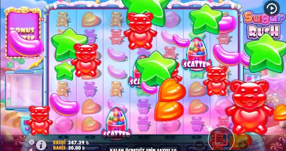 SUGAR RUSH TARİİHİ AYAR ?SUGAR RUSH! #casino #slotoyunları #sugarrush