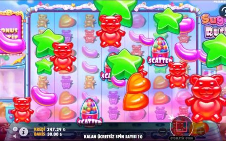 SUGAR RUSH TARİİHİ AYAR ?SUGAR RUSH! #casino #slotoyunları #sugarrush