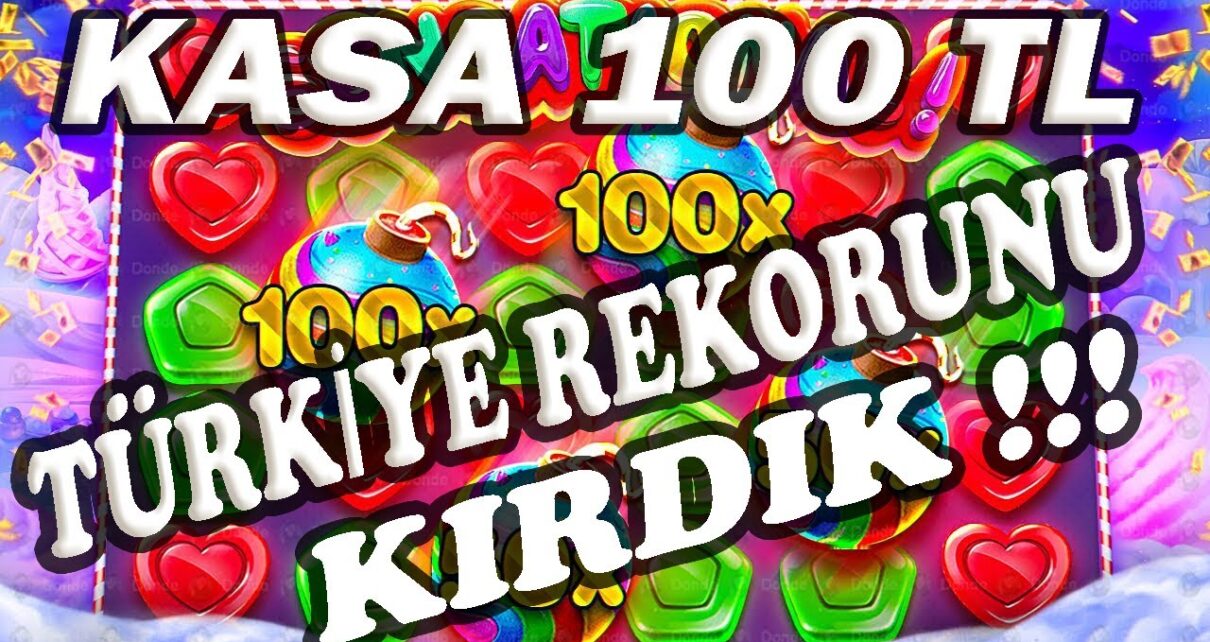 SWEET BONANZA | 100 TL İLE TÜRKİYE REKORUNU KIRDIK ! | #slot #casino #sweetbonanza #kazanç #taktik