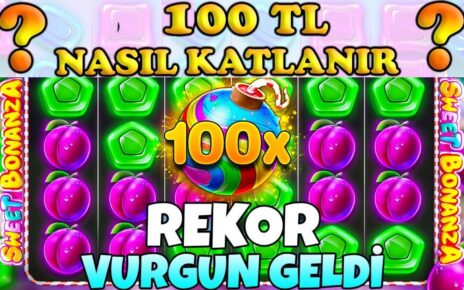 ?SWEET BONANZA?100 TL KÜÇÜK KASA NASIL KATLANIR❓TAKTİK?#slot #casino #sweetbonanza #taktik #kazanç