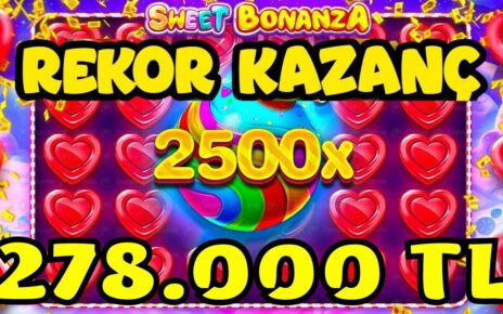 ?SWEET BONANZA?KALPLER ❤️278.000 TL?REKOR KAZANÇ❗#slot #casino #sweetbonanza #taktik #kazanç #100x