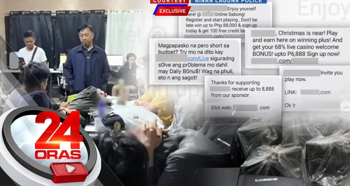 Sari-sari store at aircon repair store, nabistong pampronta lang ng ilegal umanong online…| 24 Oras