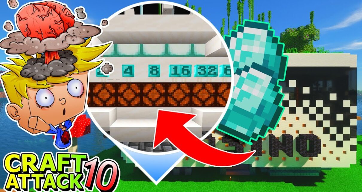 Spark FINDET LÜCKE im CASINO! System GEKNACKT! – Minecraft Craft Attack 10 #76