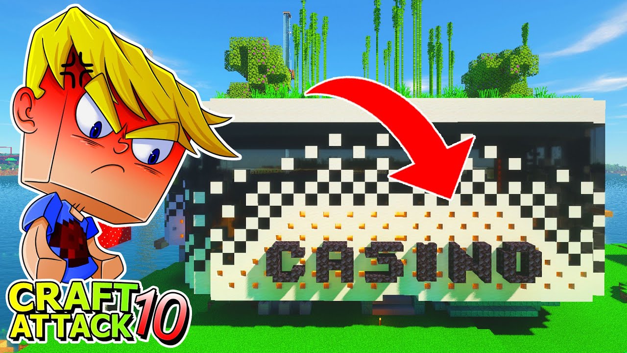 Spark deckt CASINO SCAM auf! Sie VERLIEREN ALLES! - Minecraft Craft Attack 10 #61