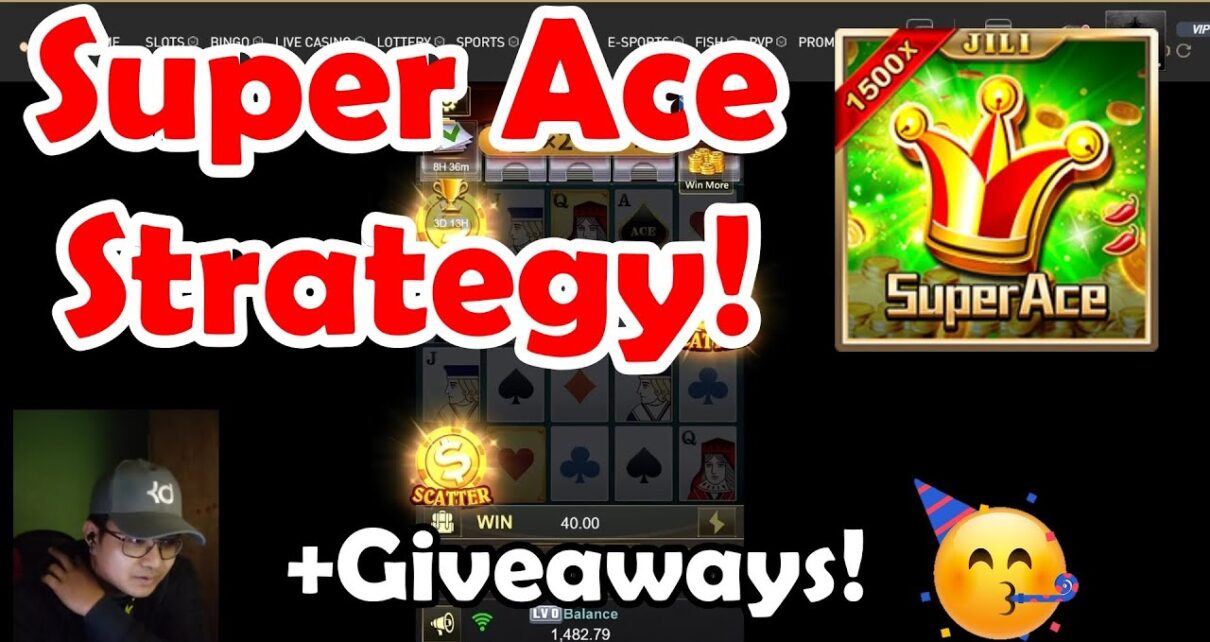 Super Ace! Casino slots strategy #bigwin #onlinecasino #giveaways #jilibet #jiliplay