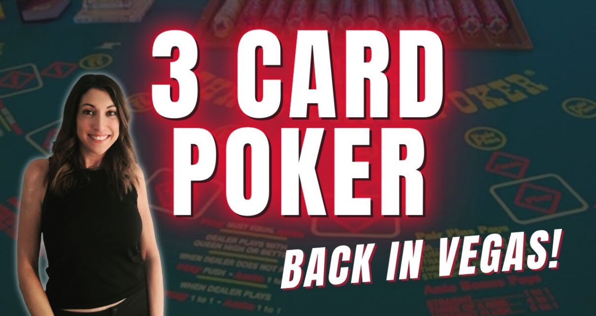 ? Three Card Poker in Las Vegas!! #poker #casino #gamble