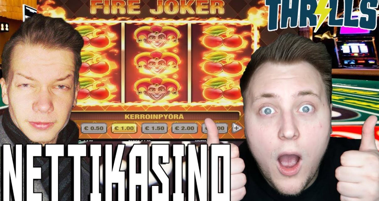 VOITTOA JA TAPPIOTA | Nettikasino Fire Joker (Thrills Online Casino) ft. Antsaatti